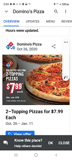 Photo of Domino's Pizza - 104 2 Ave N, Williams Lake, BC V2G 1Z6